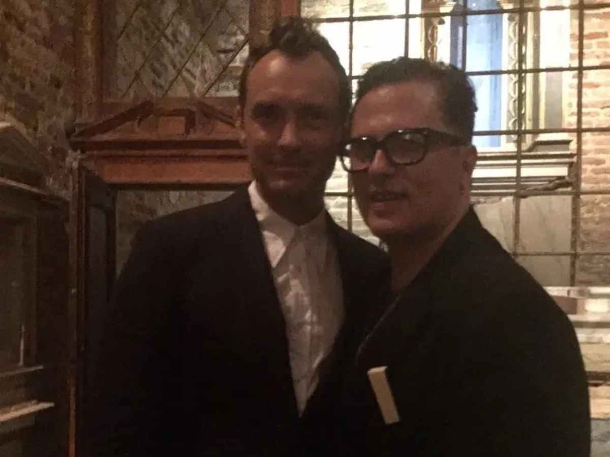 Luca Canfora e Jude Law
