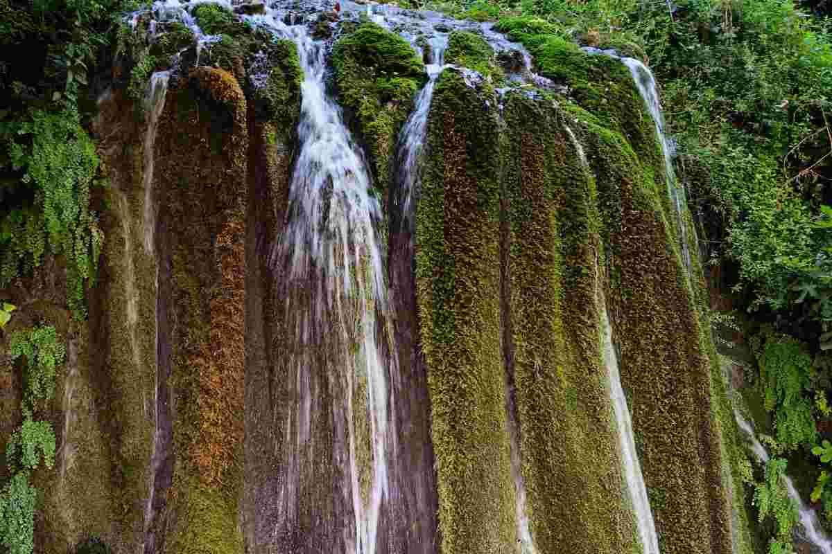 cascata di san valentino a Sadali